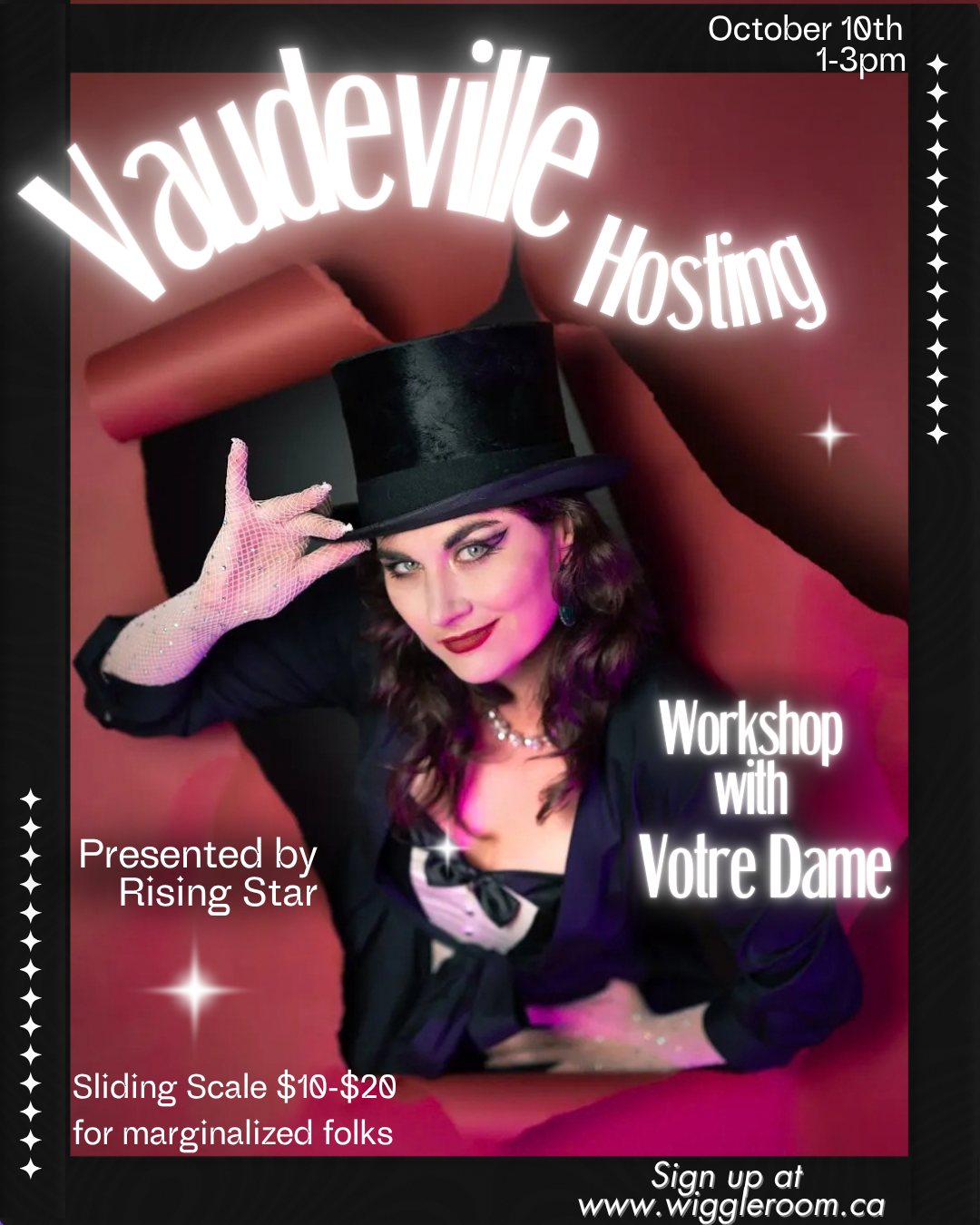 Vaudeville Hosting - Workshop with Votre Dame