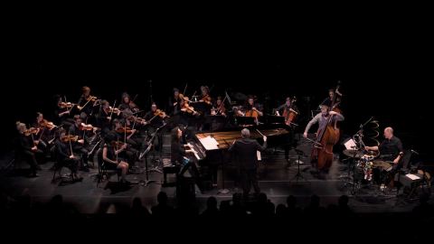 Poster: Sources - Orchestre national de jazz et Marianne Trudel
