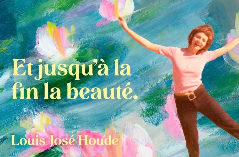 Poster: Louis-José Houde — Et jusqu’à la fin la beauté.