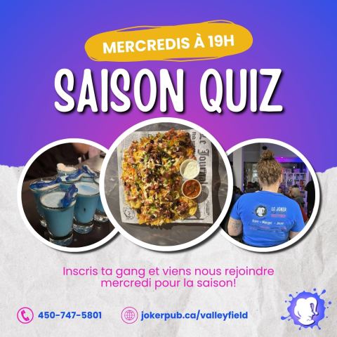 Poster: Saison quiz