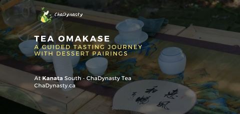 Poster: Kanata Tea Omakase Experience – A Guided Tasting Journey