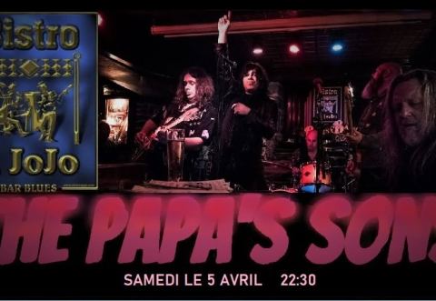 Poster: THE PAPA'S SONS au Bistro a Jojo
