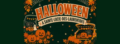 Affiche : Halloween à Sainte-Lucie-des-Laurentides