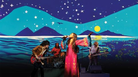 Poster: Cambodian Rock Band By Lauren Yee featuring songs by Dengue Fever, Centre national des Arts, Wednesday, April 21