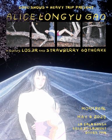 Poster: Alice Longyu Gao + Los3r + Strawberry Gothcake DJ