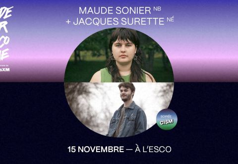 Poster: MAUDE SONIER + JACQUES SURETTE │CCF24