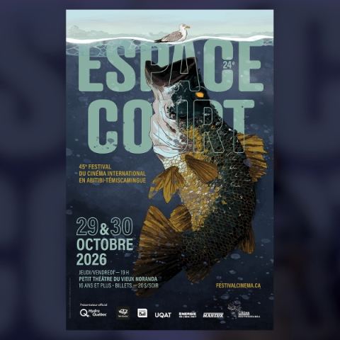 Poster: Espace Court | Festival du cinéma international de l’Abitibi-Témiscamingue