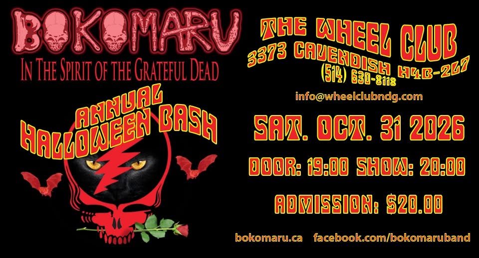 Grateful Dead Tribute - Bokomaru - Halloween Bash