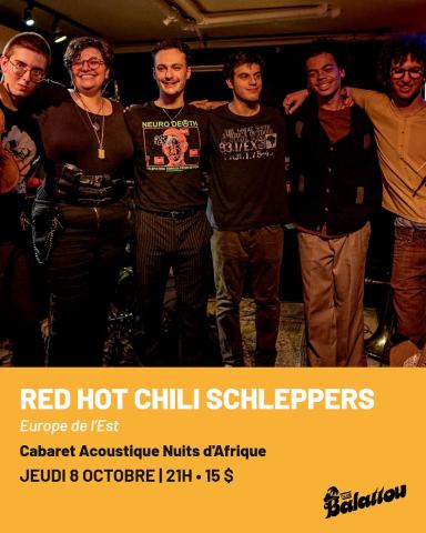 Affiche : Red Hot Chili Schleppers