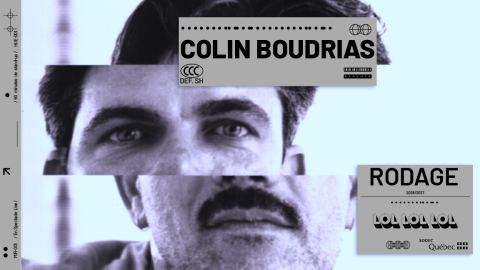 Poster: COLIN BOUDRIAS - Spectacle en construction, Le Baratineur, Thursday, October 29