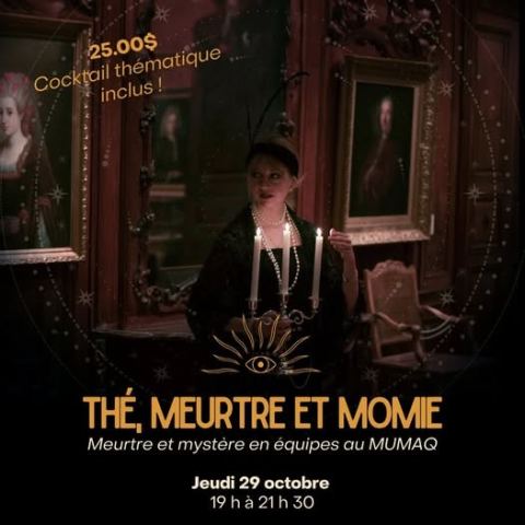 Poster: Thé, meurtre et momie