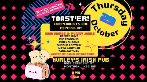 Poster: Toast’Er - Stand Up Comedy