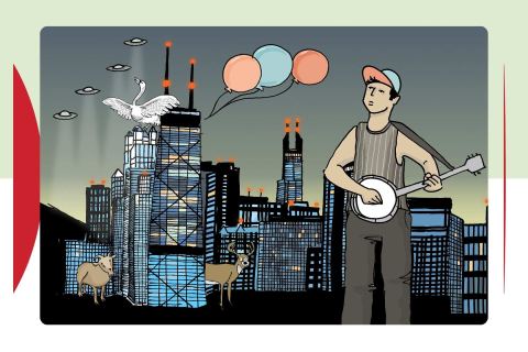 Poster: Sufjan Stevens vu par…, Palais Montcalm - Salle Raoul-Jobin, Saturday, April 24