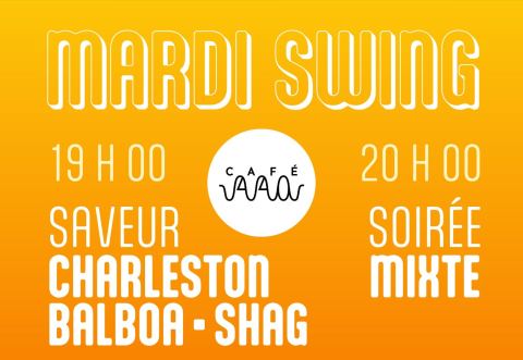 Poster: Soirée Mixte avec saveur Charleston, Balboa et Shag