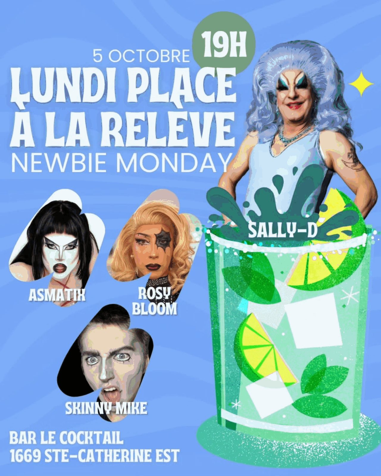 Affiche : Lundi place à la relève (Newbie Monday)