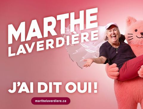 Poster: Marthe Laverdière - J'ai dit oui!, Salle Dussault, Friday, May 21