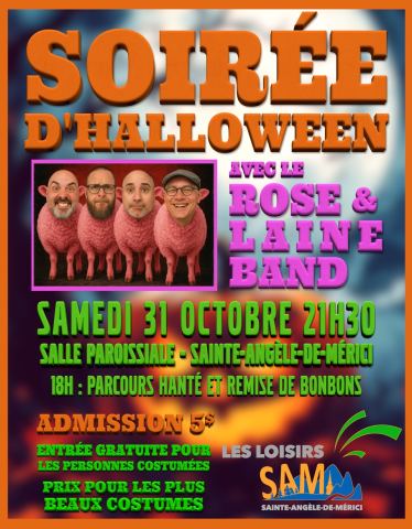 Poster: Soirée d'Halloween des Loisirs