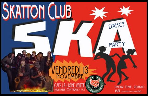 Poster: Ska Dance Party! avec Skatton Club