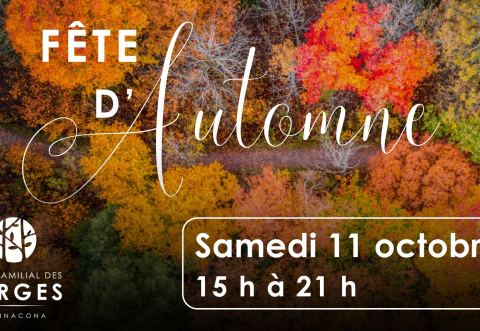 Poster: Fête d'Automne à Donnacona, Parc Familial des Berges, Saturday, October 11