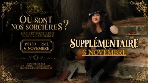 Poster: Où sont nos sorcières? Magie et sorcellerie en Nouvelle-France
