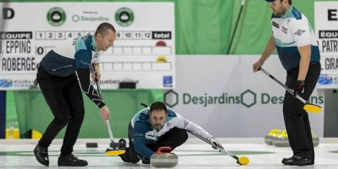 Poster: Challenge de curling Desjardins, Club Nairn, Thursday, November 26