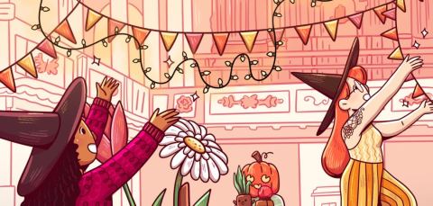 Poster: Marché pour sorcières 🧙, La Nef Coopérative de solidarité Notre Dame de Jacques Cartier, Saturday, April 24