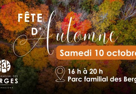 Poster: Fête d'Automne à Donnacona, Parc Familial des Berges, Saturday, October 10