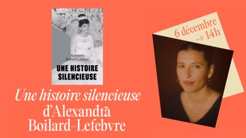 Poster: À l'heure du thé | Une histoire silencieuse - Alexandra Boilard-Lefebvre, Maison natale de Louis Fréchette, Sunday, December 6