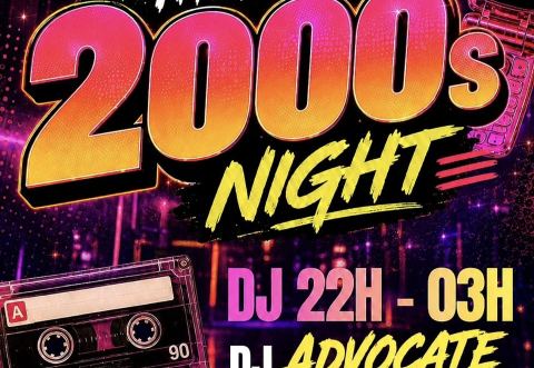 Poster: 2000's Throwback Samedi! (DJ Advocate 22H-03H), Taverna, Saturday, August 8