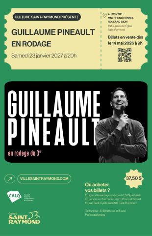 Poster: Guillaume Pineault en rodage