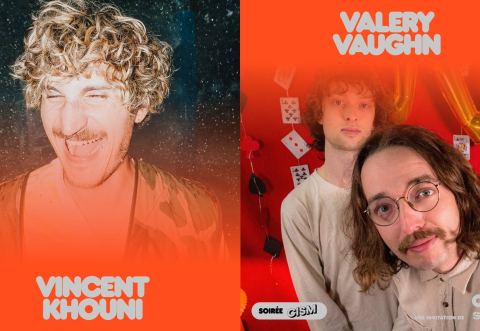 Poster: Vincent Khouni + Valery Vaughn, Quai des Brumes, Thursday, November 12