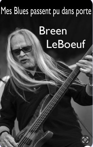 Poster: Breen Leboeuf »Mes blues passent pu dans porte », Restaurant Allegro, Saturday, May 15