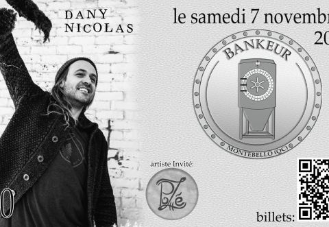 Poster: Dany Nicolas - Duo Rock, Le Bankeur, Saturday, November 7