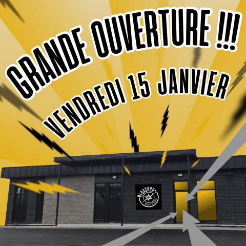 Affiche : Grande ouverture de la nouvelle salle de spectacle Hédashou!, Hedashou, vendredi 15 janvier
