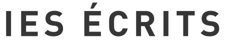 Logo de Les Écrits